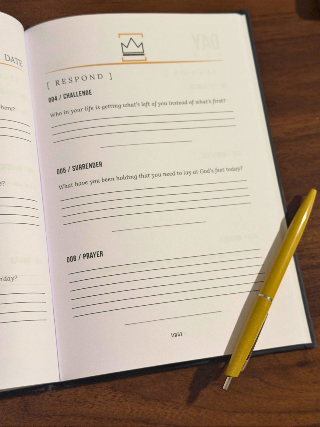 The Ambition Series 001: Repetition 40-Day Guided Journal